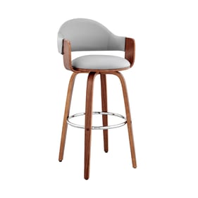 Luxur Living Boralwadi Gray 26 Inch Bar Stool