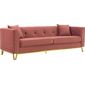 Luxur Living Chapnath Blush 90 Inch Sofa