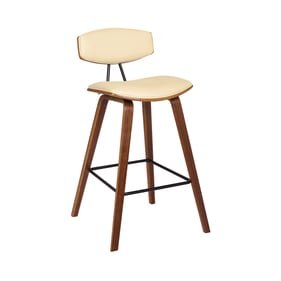 Luxur Living Chikhalagar Cream 25.5 Inch Counter Height Stool