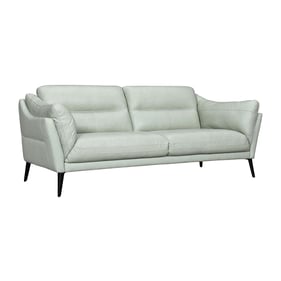 Luxur Living Chikhali Mint Leather Sofa