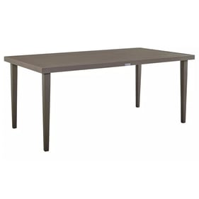 Luxur Living Dabki Gray Outdoor Rectangle Dining Table