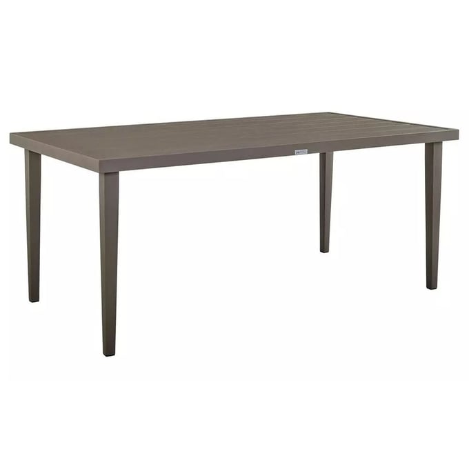 Luxur Living Dabki Gray Outdoor Rectangle Dining Table LUX-LCGDDIGR