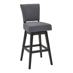 Luxur Living Chitalwadi Gray 26 Inch Counter Height Stool