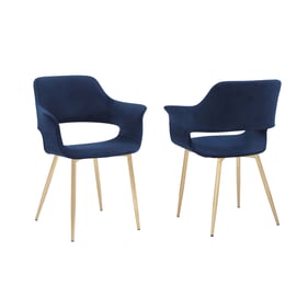 2 Luxur Living Chohatta Blue Dining Room Chairs