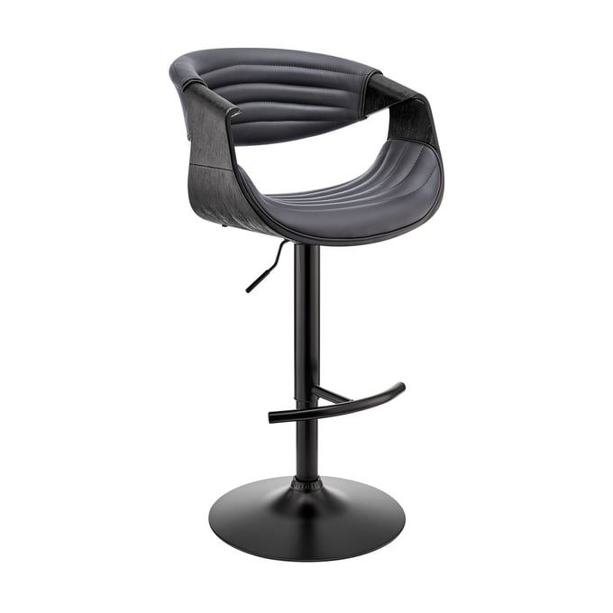 Luxur Living Chondi Gray Bar Stool LUX-LCGNBABLGR