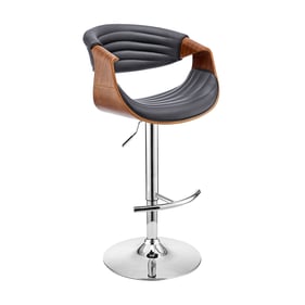 Luxur Living Chondi Gray Walnut Bar Stool