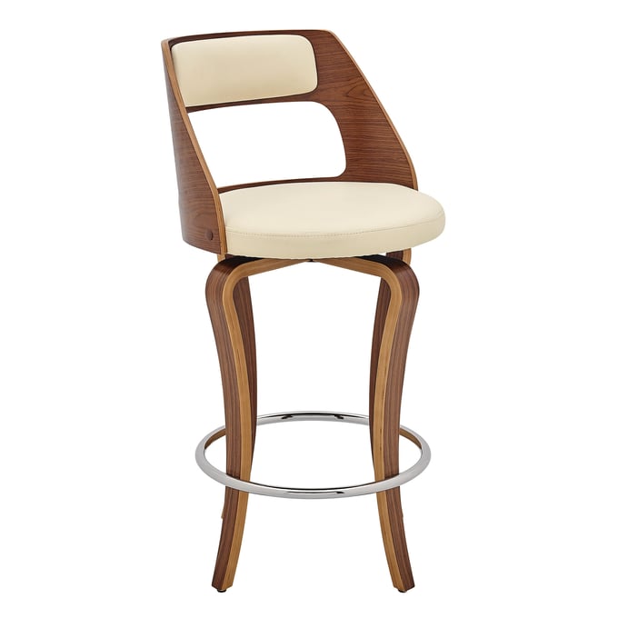 Armen Living Grady Cream 25 Inch Bar Stool ARM-LCGRBAWACR26