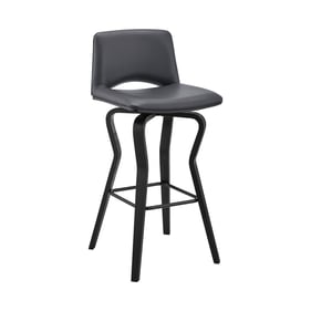 Luxur Living Chipi Gray Black 26 Inch Bar Stool