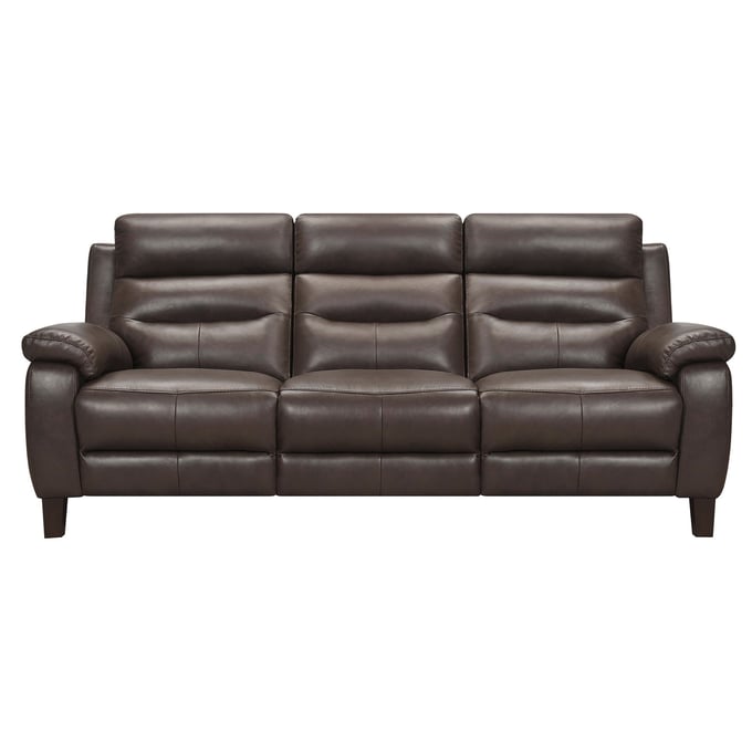 Luxur Living Dagadpimpri Espresso 82 Inch Power Reclining Sofa LUX-LCHA3ES