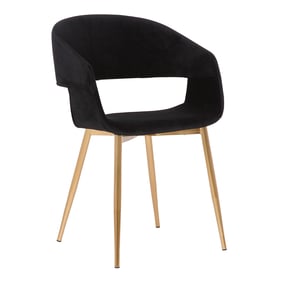 Luxur Living Dawalpur Black Dining Accent Chair