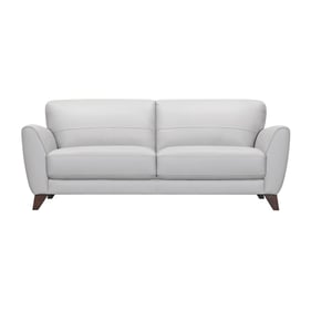 Luxur Living Daula Dove Gray Leather Sofa