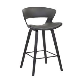 Luxur Living Datala Gray 26 Inch Counter Height Bar Stool