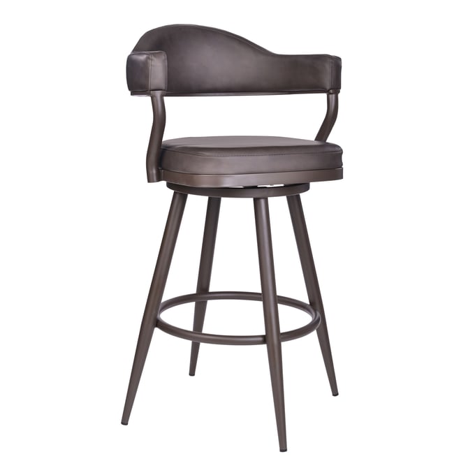 Luxur Living Devjana Vintage Brown 30 Inch Bar Height Stool LUX-LCJTBABRBR30