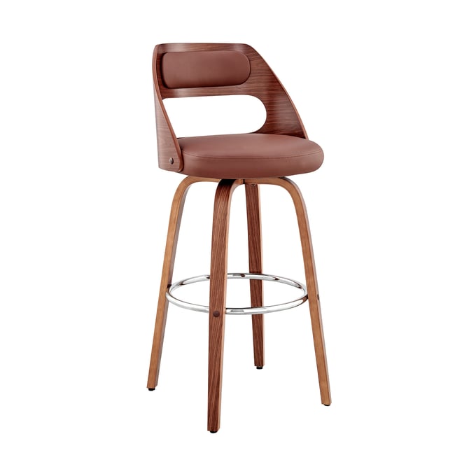 Luxur Living Devala Brown 26 Inch Bar Stool LUX-LCJUBAWABR26