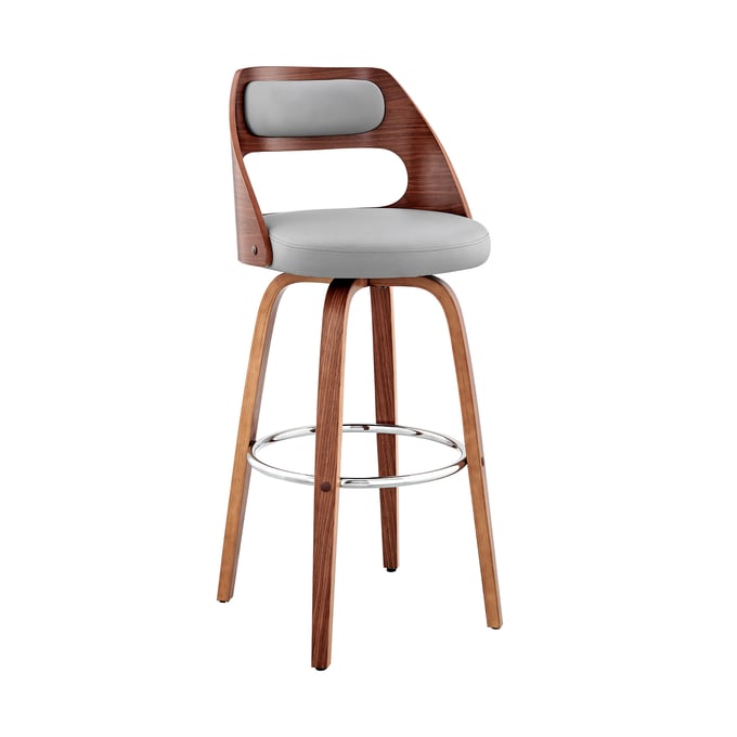 Luxur Living Devala Gray 26 Inch Bar Stool LUX-LCJUBAWAGR26