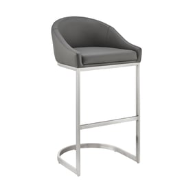 Luxur Living Dhamana Gray 26 Inch Counter Stool