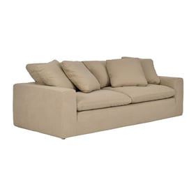 Luxur Living Dhotara Sahara Brown 96.5 Inch Upholstered Sofa