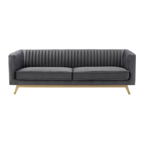 Luxur Dikkaring Dikkar Dark Gray Sofa