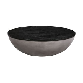 Luxur Living Garolyachi Black Brushed Round Coffee Table