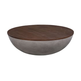 Luxur Living Garolyachi Brown Brushed Round Coffee Table