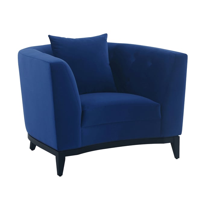 Luxur Living Ganu Blue Accent Chair LUX-LCMG1BLUE