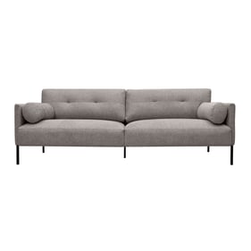 Luxur Living Gawandgaon Gray Fabric Sofa