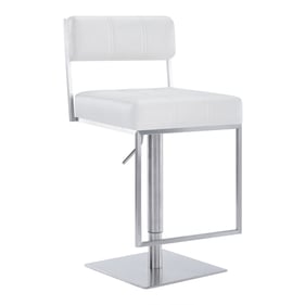 Luxur Living Ghate White Bar Stool