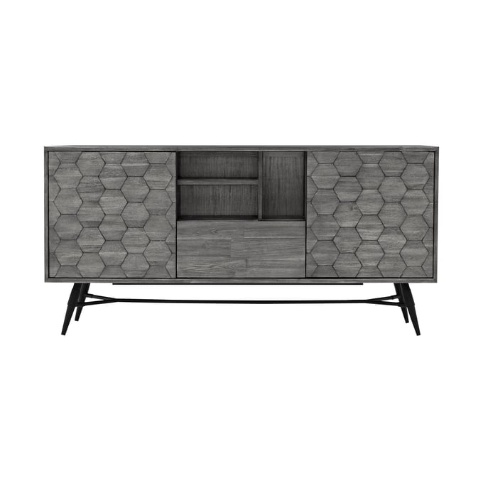 Luxur Living Gadhala Grey Sideboard Buffet LUX-LCMKBUTG