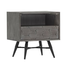 Luxur Living Gadhala Grey Drawer Night Stand