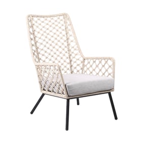 Luxur Living Galandi Natural Gray Indoor Outdoor Lounge Chair