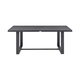 Luxur Living Garsoli Dark Grey Outdoor Patio Dining Table