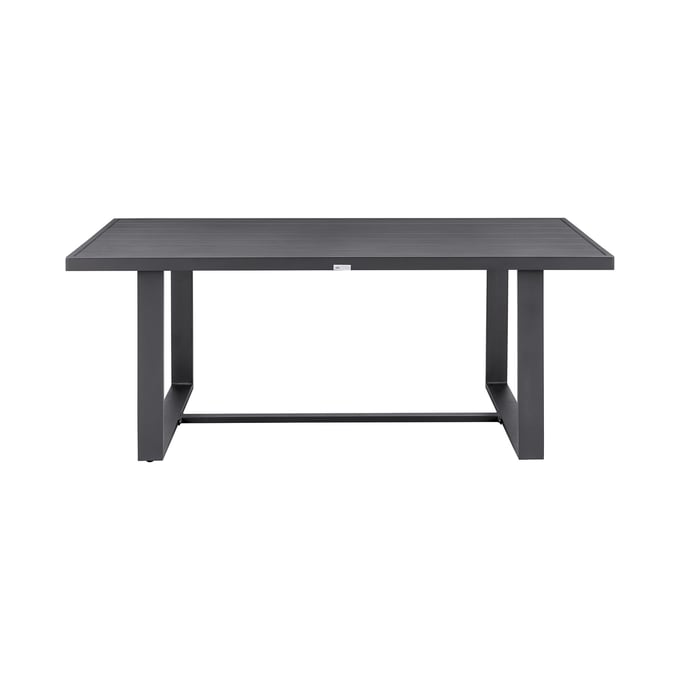 Luxur Living Garsoli Dark Grey Outdoor Patio Dining Table LUX-LCMQDIGR