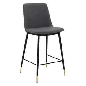 Luxur Living Gaul Gray 26 Inch Counter Height Stool