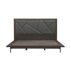 Luxur Living Gangalwadi Grey King Platform Bed