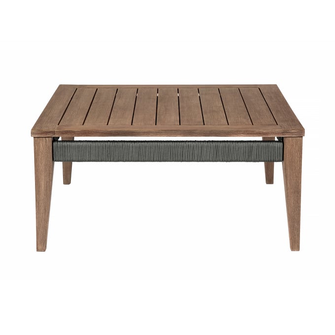 Luxur Living Hayatpur Natural Gray Brown Outdoor Patio Coffee Table LUX-LCORCOEUC