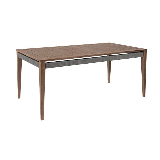 Luxur Living Hayatpur Natural Gray Brown Outdoor Patio Dining Table LUX-LCORDIEUC