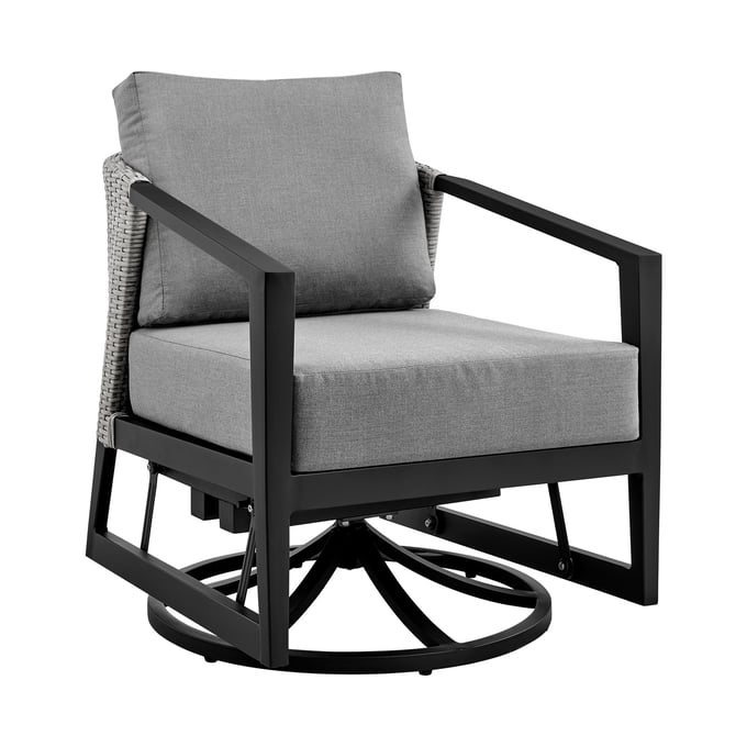 Luxur Living Hingoli Dark Grey Outdoor Patio Lounge Chair LUX-LCPFSWCHGR