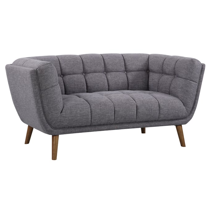 Luxur Living Jadgaon Dark Gray Loveseat LUX-LCPH2DG