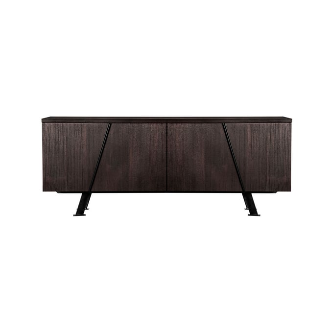 Luxur Living Jalgaon Natural Black Sideboard Cabinet LUX-LCPIBUAC