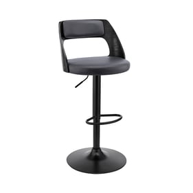 Luxur Living Holgira Gray Black Bar Stool