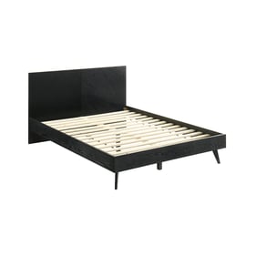 Luxur Living Isafpur Black Queen Platform Bed Frame