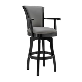 Luxur Living Jaulka Gray 30 Inch Bar Height Stool