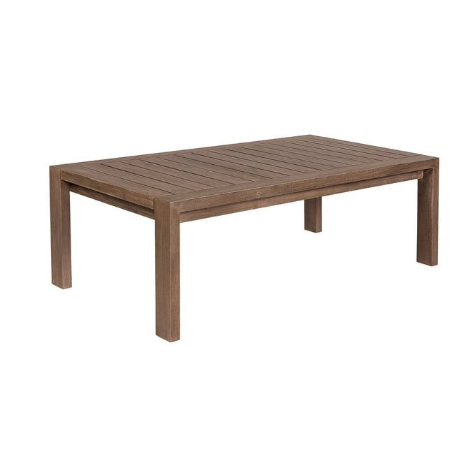 Luxur Living Jitapur Natural Brown Outdoor Patio Coffee Table LUX-LCRECOEUC