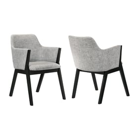 2 Luxur Living Jodtala Gray Dining Side Chairs