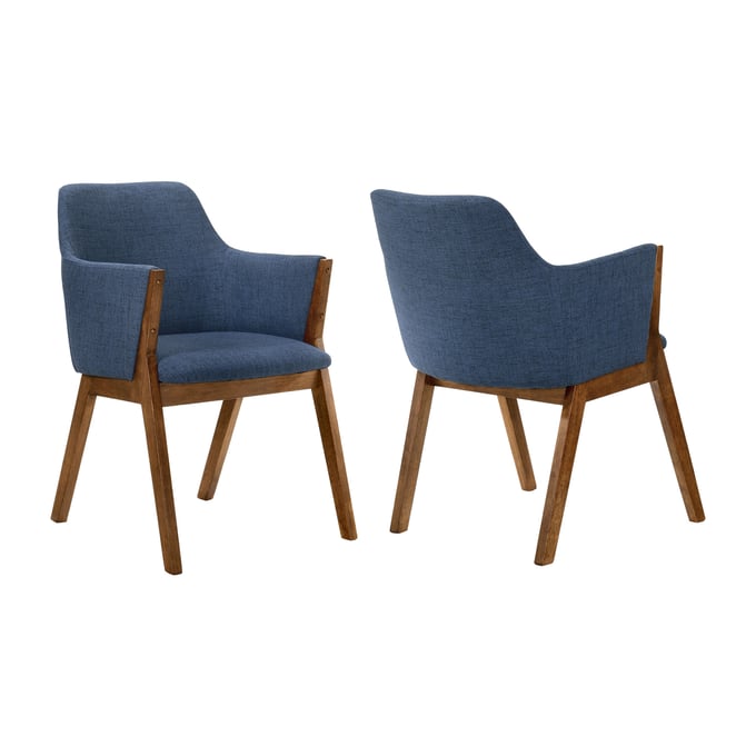 2 Luxur Living Jodtala Blue Dining Side Chairs LUX-LCRESIWABLU