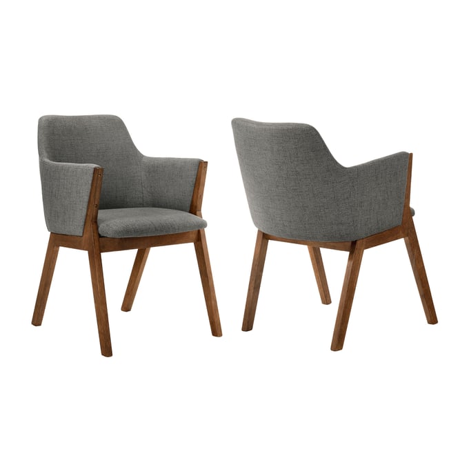 2 Luxur Living Jodtala Charcoal Dining Side Chairs LUX-LCRESIWACH