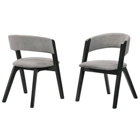 2 Luxur Living Kadoshi Gray Dining Chairs