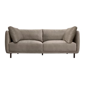 Luxur Living Kamal Gray Velvet Sofa