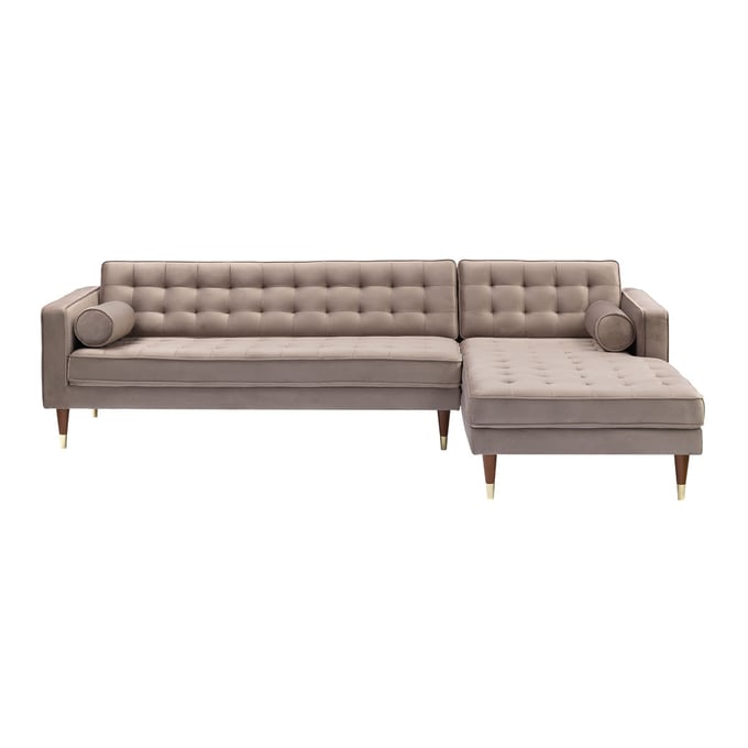 Luxur Living Karanja Taupe Right Sectional Sofa LUX-LCSMSETAU