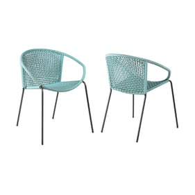 2 Luxur Living Kaotha Wasbi Indoor Outdoor Dining Chairs